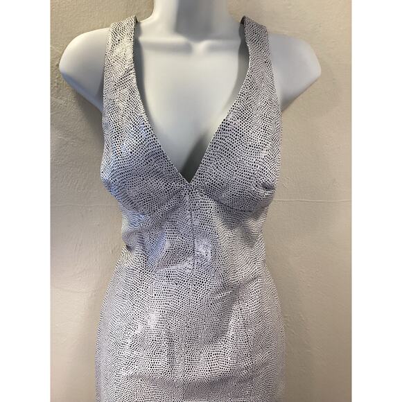 Michael Hoban North Beach Leather Snakeskin Vintage Mini Dress Jacket 2pc 80's S - Picture 8 of 13